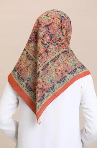 Ethnic Pattern Soft Scarf 90180-10 Tile 90180-10