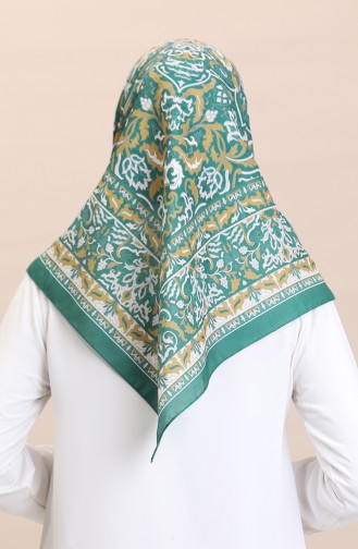 إيشارب سوفت منقوش 90180-11 أخضر زمردي 90180-11
