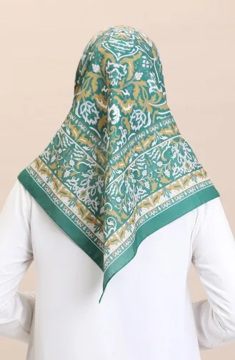 إيشارب سوفت منقوش 90180-11 أخضر زمردي 90180-11