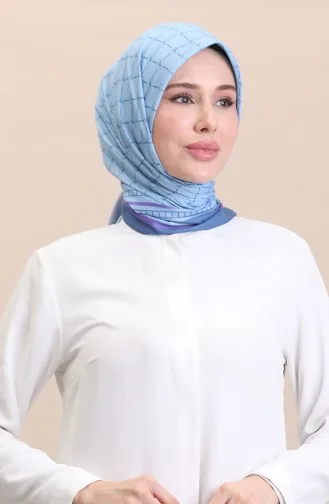 Soft Cotton Scarf 19091-05 İndigo Jean Blue 19091-05
