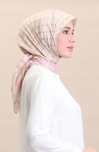 Soft Cotton Scarf 19091-07 Beige Milky Coffee 19091-07