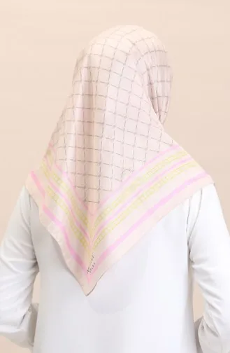 Soft Cotton Scarf 19091-07 Beige Milky Coffee 19091-07
