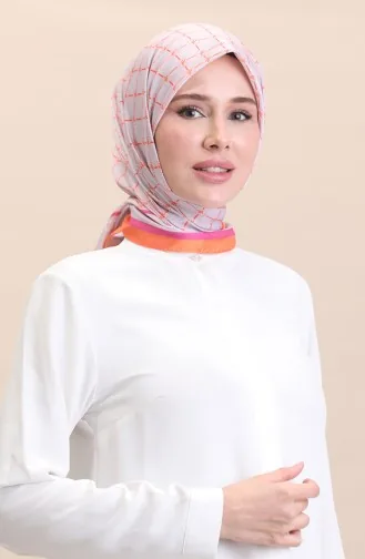 Écharpe En Coton Doux 19091-14 Vieux Rose Orange 19091-14