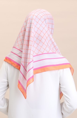 Zachte Katoenen Sjaal 19091-14 Dusty Pink Orange 19091-14