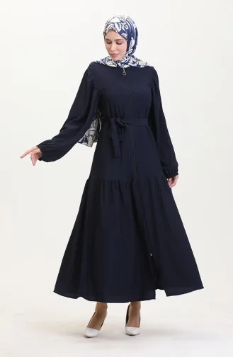 Balon Kollu Ferace 1026-04 Lacivert