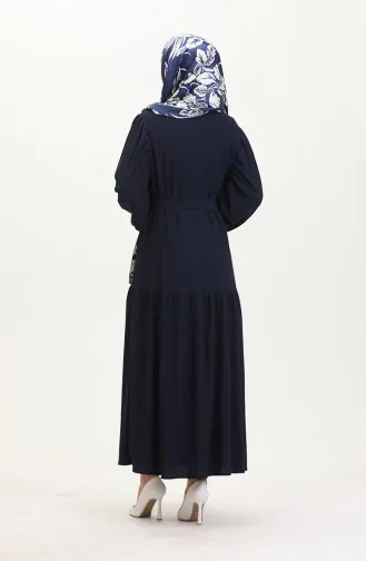 Balon Kollu Ferace 1026-04 Lacivert