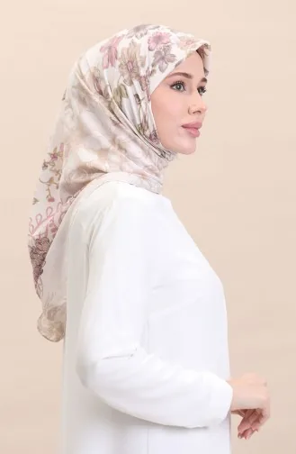 Sjaal Met Patroon CVS-07 Crème Kers 07