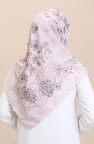 Patterned Scarf CVS-09 Light Powder 09