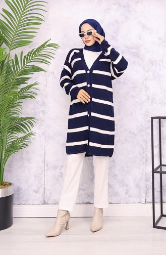 Navy Blue Cardigans 3090-04