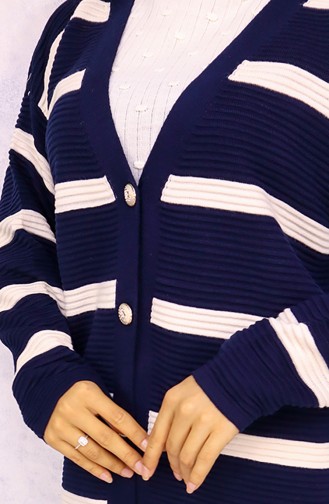 Navy Blue Cardigans 3090-04