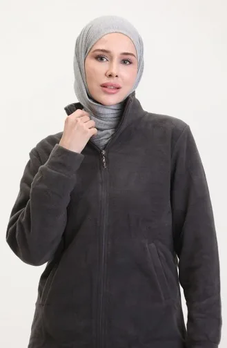 Fleece Met Opstaande Kraag 0860-05 Grijs 0860-05