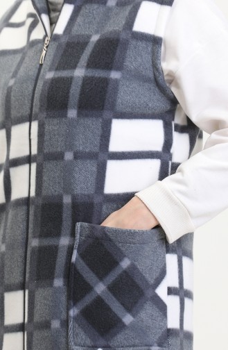 Polat Vest Plaid 2033-01 Grijs 2033-01