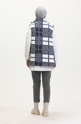 Polat Vest Plaid 2033-01 Grijs 2033-01