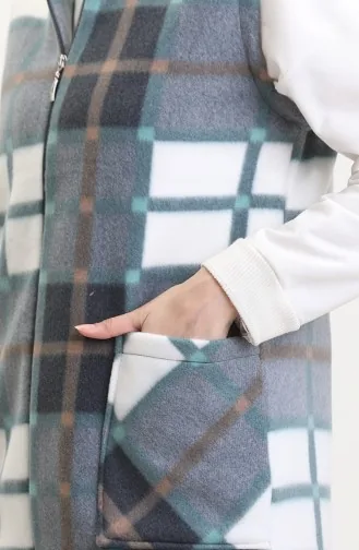 Polat Vest Plaid 2033-03 Green 2033-03