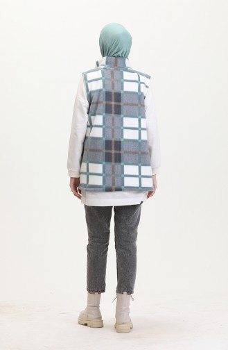 Polat Vest Plaid 2033-03 Groen 2033-03