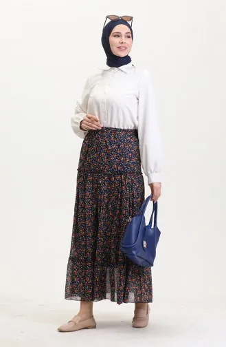 Otantik Etek 2055-02 Lacivert