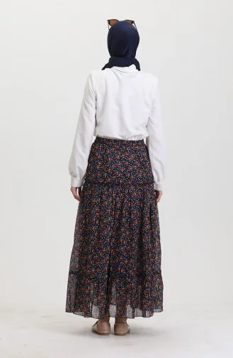 Otantik Etek 2055-02 Lacivert