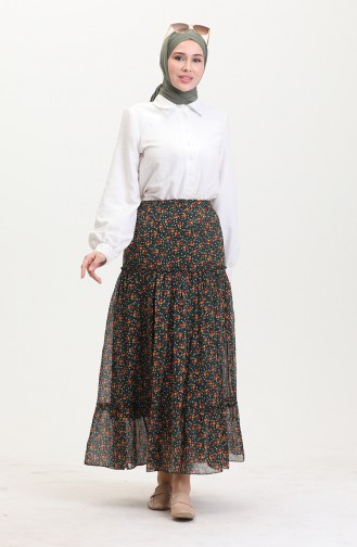 Khaki Skirt 2055-03