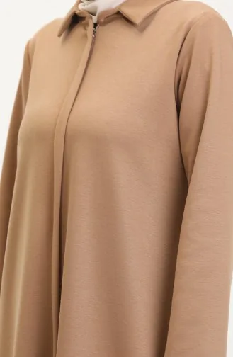 Fermuarlı Spor Ferace 13040-02 Camel