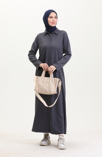 عباية رياضية بسحاب 13040-03 رمادي 13040-03