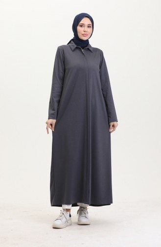 عباية رياضية بسحاب 13040-03 رمادي 13040-03
