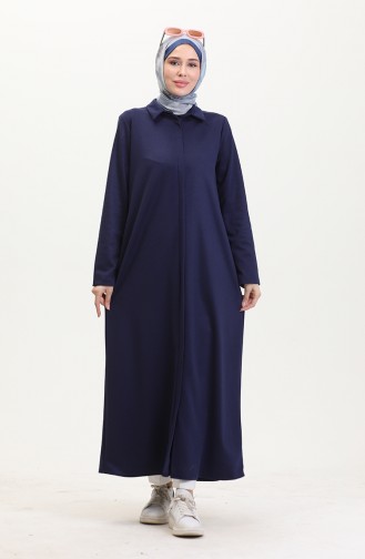 Navy Blue Abaya 13040-04