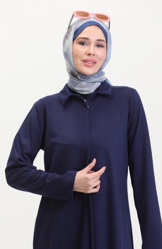 Navy Blue Abaya 13040-04