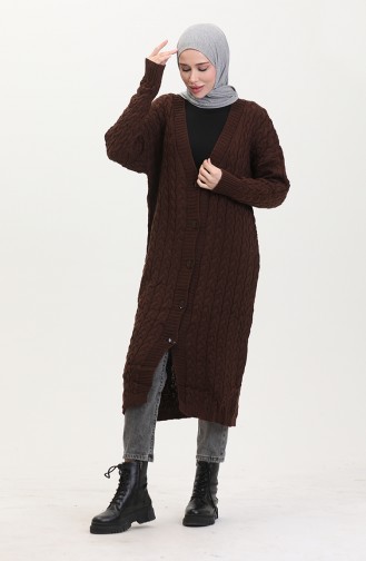 Gilets Couleur Brun 0377-05