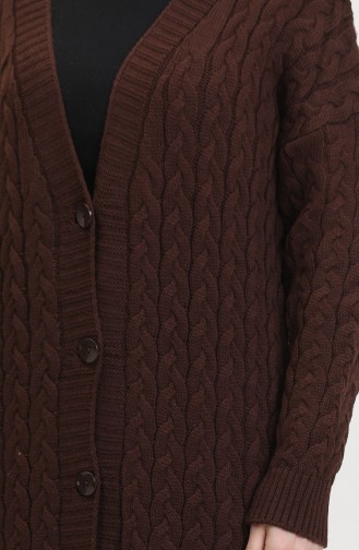 Gilets Couleur Brun 0377-05