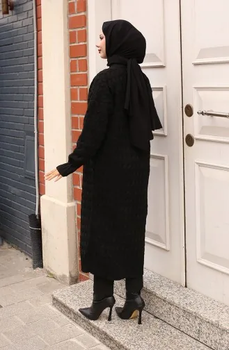 Schwarz Strickjacke 0386-03