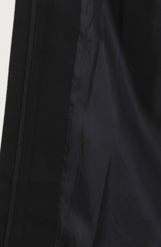 معطف طويل أسود 5074-01