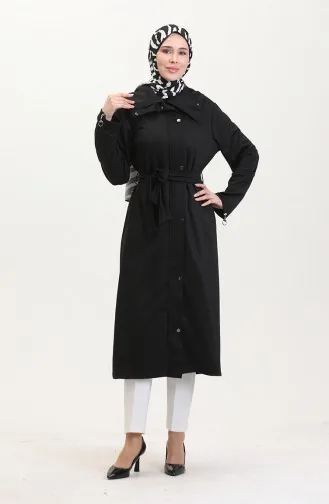 Zippered Snap Cloak 5075-01 Black 5075-01