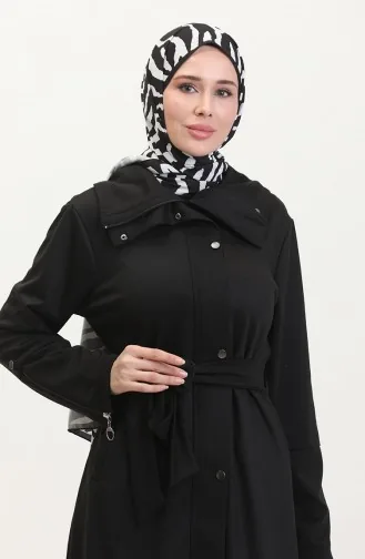 Zippered Snap Cloak 5075-01 Black 5075-01