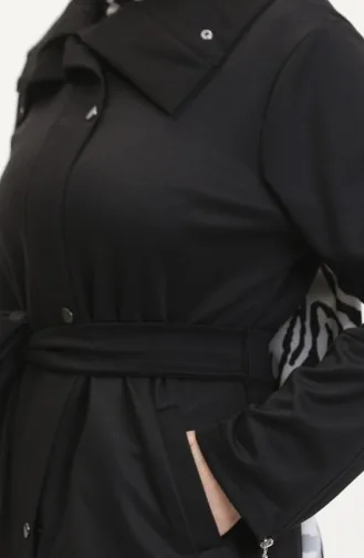 Zippered Snap Cloak 5075-01 Black 5075-01
