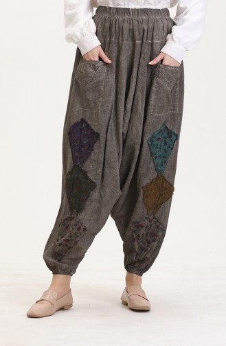 Dark Beige Culottes 2021-03