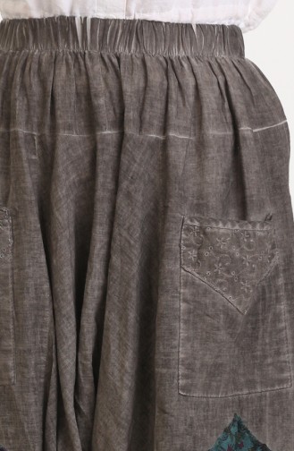 Dark Beige Culottes 2021-03