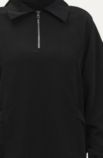 Spor Tunik Pantolon İkili Takım 5090-02 Siyah