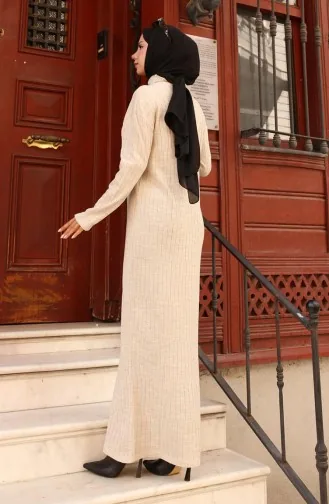 Corduroy Knit Dress 24207-02 Stone 24207-02