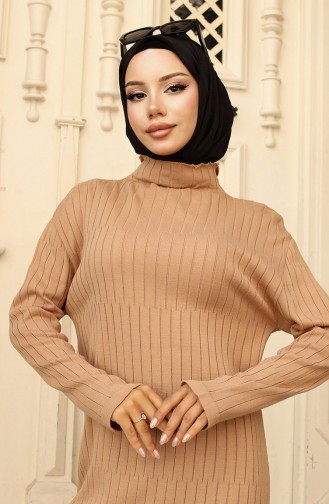 Maroon İslamitische Jurk 24207-03