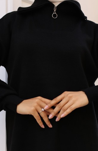 تونيك تريكو 11043-04 لون أسود 11043-04