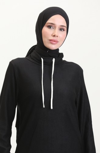 طقم ثنائي تونيك بنطلون 0548-06 أسود 0548-06