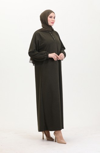 Robe Hijab Khaki 0546-01