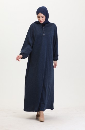 Robe Hijab Bleu Marine 0546-04
