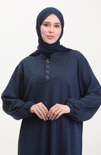 Robe Hijab Bleu Marine 0546-04