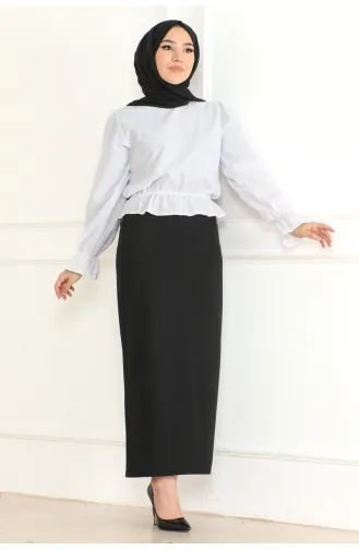 Kalem Etek Örme Double 402-01 Siyah