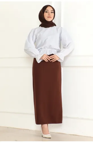 Brown Skirt 402-03