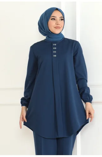 Mia Örme Double Takim 110-02 İndigo