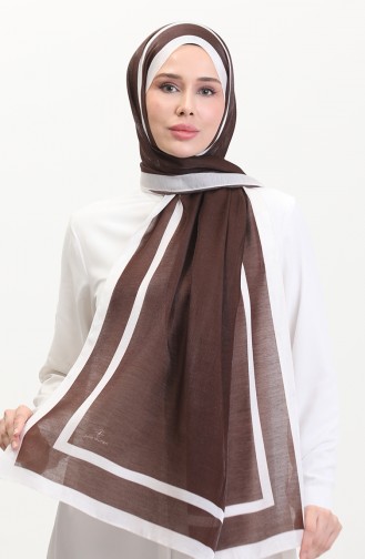 شال كهربار  70240-02 بني غامق 70240-02