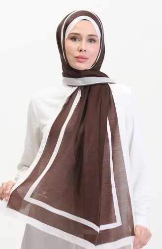 Kehribar Şal 70240-02 Acı Kahve