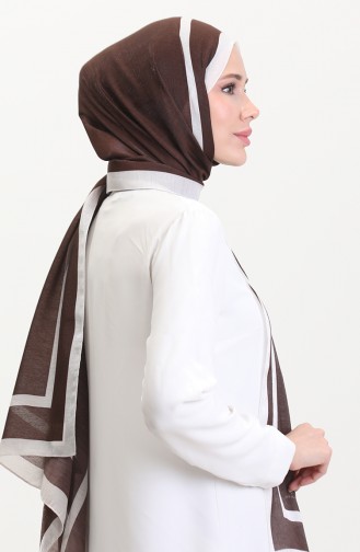 شال كهربار  70240-02 بني غامق 70240-02